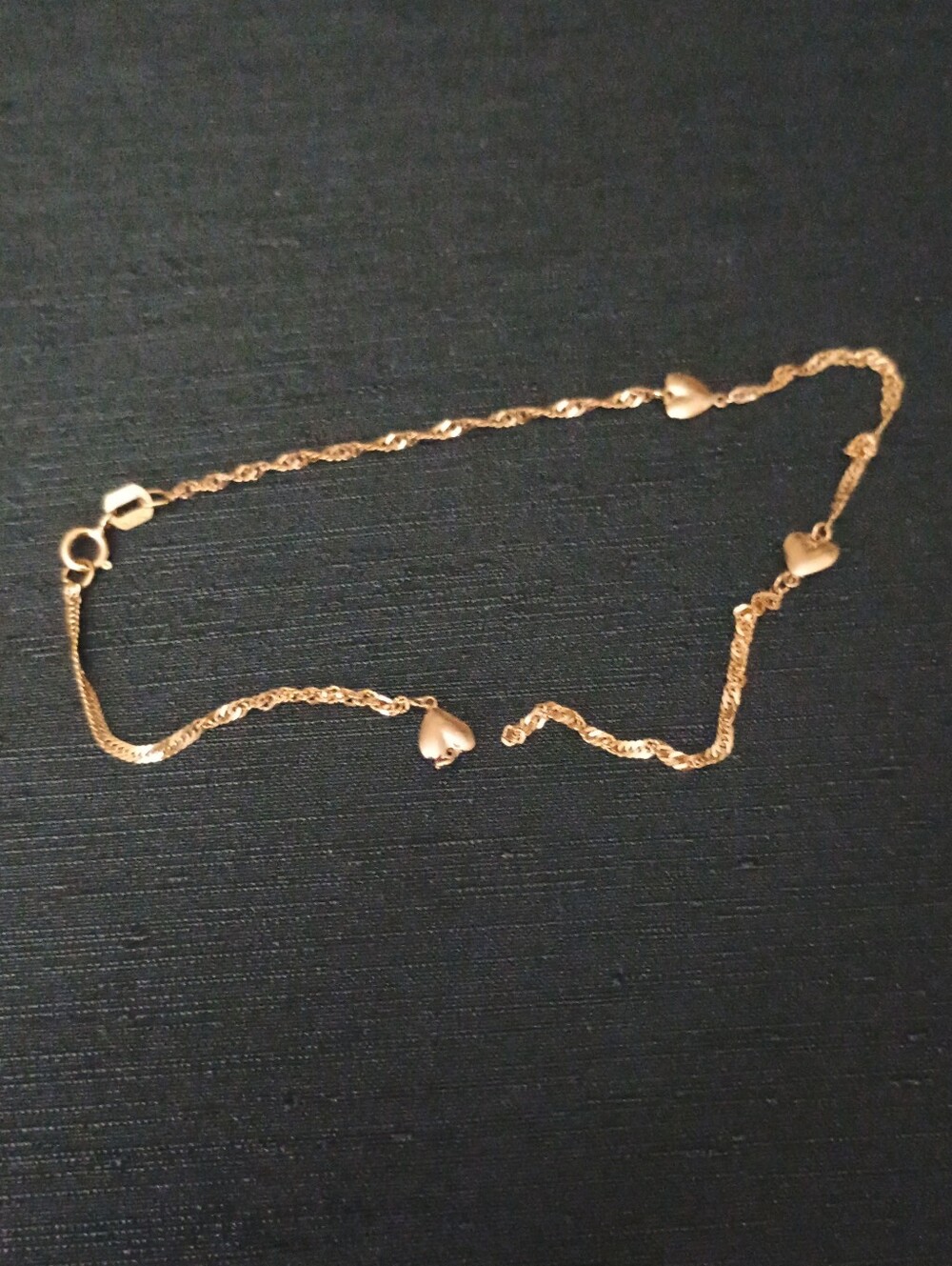 Vintage 14K Italy Puffy Heart Gold Heart Selling As Is Needs Repair